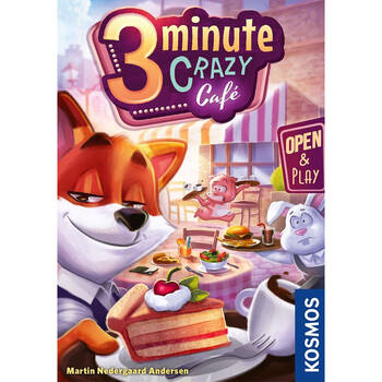 Kosmos 3 Minute Crazy Cafe Kids/Family Card/Dice Game 7y+
