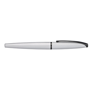Cross ATX Brushed Etched Diamond Medium Fountain Pen - Chrome