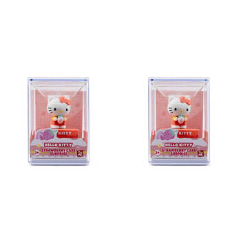 2PK Yume Hello Kitty Strawberry Cake Surprise 8cm - Assorted 3y+