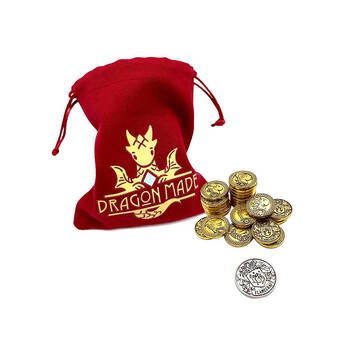 Lucky Duck Games New Metal Coins S2 Upgrade For Flamecraft Board Game