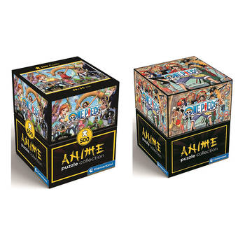 1000pc Clementoni HQC Anime Cube One Piece #1 & #2 Jigsaw Puzzle 49x36cm