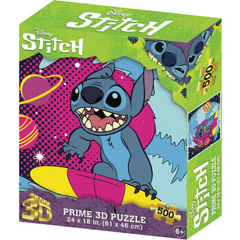 500pc Prime Disney Stitch #1 Jigsaw 3D Puzzle 61x46cm 6y+