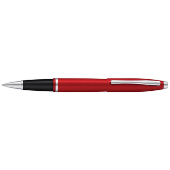 Cross Calais Rollerball Pen Black Gel Ink Crimson Red Office/Writing