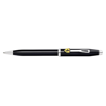 Cross Ferrari Century II Ball Point Pen Medium Nib Glossy Black Lacquer