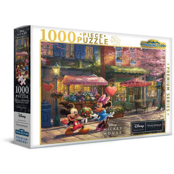 1000pc Harlington Disney Mickey and Minnie Sweetheart Cafe Puzzle 69x50cm