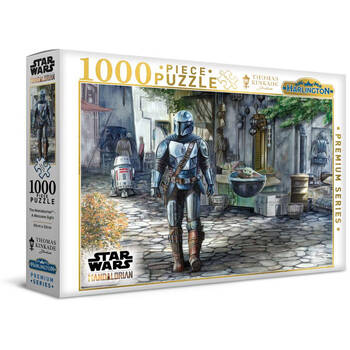 1000pc Harlington Star Wars The Mandalorian A Welcome Sight Puzzle 69x50cm