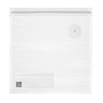 6pc Guzzini Save It Large Reusable Vacuum Bags- Clear