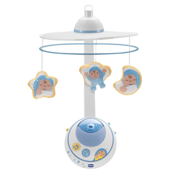 Chicco Toy Baby Magic Stars Cot Mobile/Night Light - Blue
