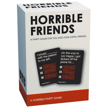 Friendly Rabbit Horrible Friends Party Card Game 17y+