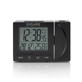 Explore Scientific Radio Controlled Projection Alarm Clock