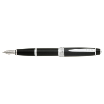 Cross Bailey Medium Fountain Pen Writing Stationery Black Lacquer