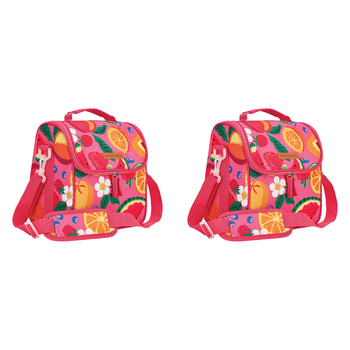 2PK Annabel Trends Insulated Picnic Lunch Bag - Tropicana