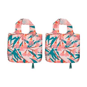 2PK Annabel Trends Reusable 20kg Capacity Shopping Tote Bag 50x42cm Blossom Branches