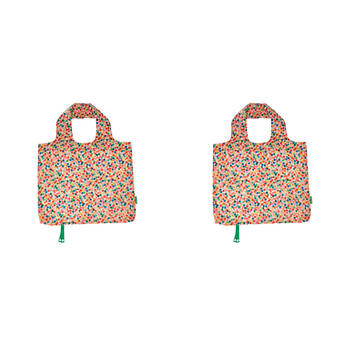 2PK Annabel Trends Shopping Tote Bag 50x42cm Reusable - Confetti