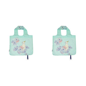 2PK Annabel Trends Shopping Tote Bag 50x42cm Reusable - Hello Cockie