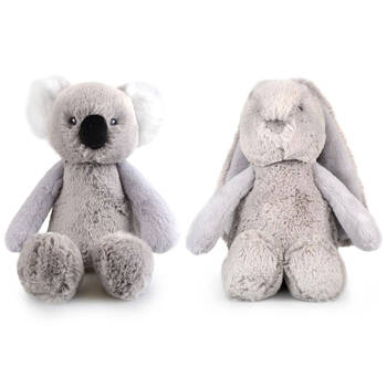 2pc Korimco 28cm Frankie Bunny/Koala Kiki