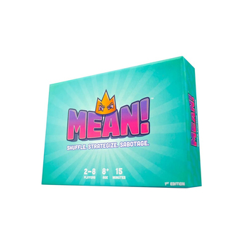 Mean Shuffle Strategize Sabotage Kids Card Game 8y+