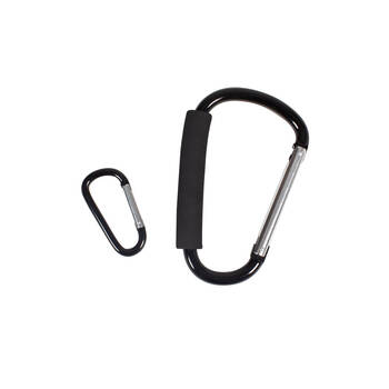 2pc Childcare Lightweight Multi-Sized Stroller/Pram Hooks Black