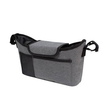 Childcare Adjustable Pram/Stroller Storage Organiser Large Grey