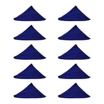 10PK Cleanlink Microfibre Cleaning/Surface Drying Cloth 40x40cm Blue