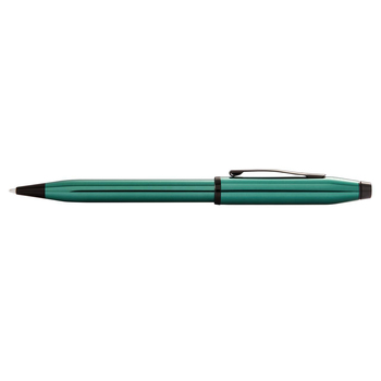 Cross Century II Ball Point Pen Medium Nib Translucent Green Lacquer/Black