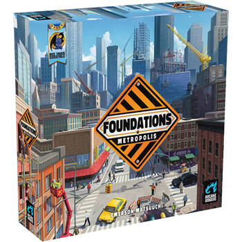 Arcane Wonders Foundations of Metropolis Kids Strategy Board Game 14y+