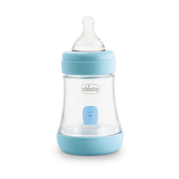 Chicco Nursing Baby Perfect5 150ml Feeding Bottle Slow Teat 0m+ Blue