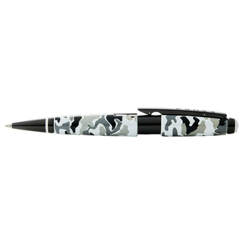 Cross Edge Rollerball Pen Gel Ink Black/White/Camo