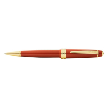 Cross Bailey Light Gloss Ball Point Pen Burnt Orange/Gold