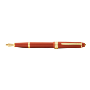 Cross Bailey Light Gloss Medium Fountain Pen Burnt Orange/Gold