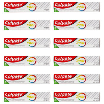 12PK Colgate 115g Flouride Toothpaste Tube Total 12 Original Dental Care