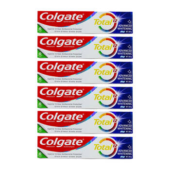 6PK Colgate Total 12 Advanced Whitening 200g Toothpaste 