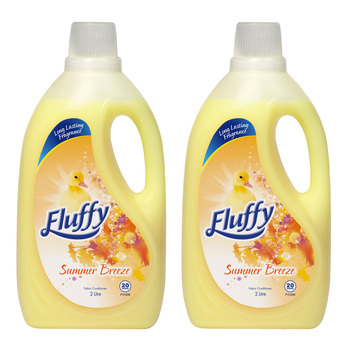 2PK Fluffy 2L Fabric Conditioner Summer Breeze