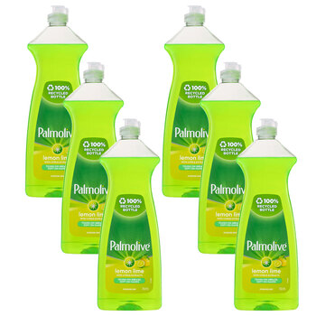 6PK Palmolive Dishwashing Liquid Antibacterial Lemon Lime 750ml
