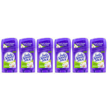 6PK Mennen Lady Speed Stick Deodorant Orchard Blossom 24H Protection 45g