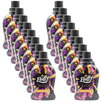 16PK Fluffy Fabric Softener Temptations Spice Allure Scented Gentle Care 500ml
