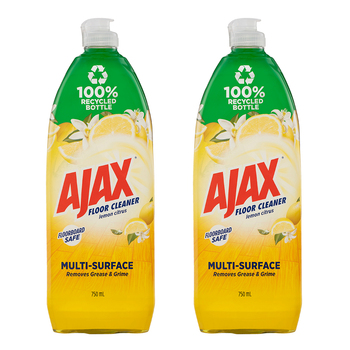 2PK Ajax 750ml Floor Cleaner Lemon Citrus
