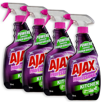 4PK Ajax 500ml Professional Trigger Kitchen Power Degreaser