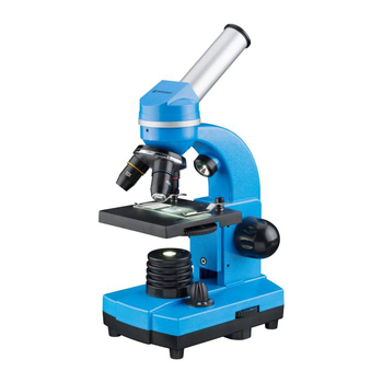 Bresser Junior Biolux Student Microscope w/ Smartphone Holder 8y+ Blue