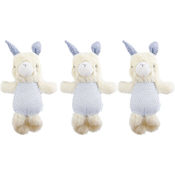3PK Ingenuity Sylvi Stuffed Animal/Bunny Squeak Toy 0m+