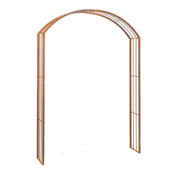 Garden Metal 220cm Arch Rose Rust Outdoor Backdrop Decor