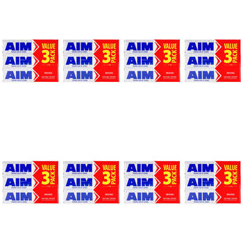 24pc Aim 90g Fluoride Toothpaste Tube Original Dental Oral Care