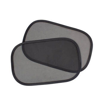 2pc Childcare Basic Car Rear Side Window Shade With UV Protection Black
