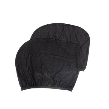 2pc Childcare Car Fitover UV Rear Side Window Shade Universal Black