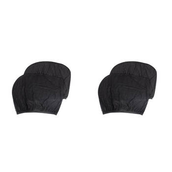 2x 2pc Childcare Car Fitover UV Rear Side Window Shade Universal Black