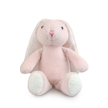 Frankie & Friends 20cm Bunny Rattle Plush Animal Toy Pink
