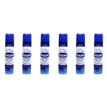6PK Neutradol Aerosol Room Spray Air Deodoriser 300ml - Original 