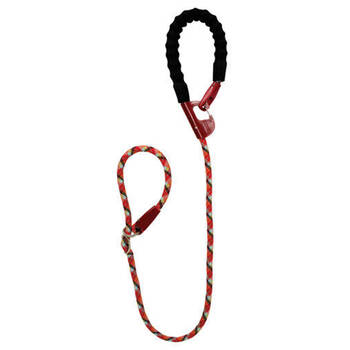 Annabel Trends Snap & Stay 2in1 Dog Leash Lead Adjustable 125x13cm Red