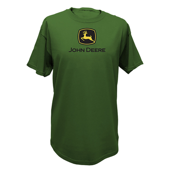 John Deere Mens/Unisex Size S Logo Tee T-Shirt Green