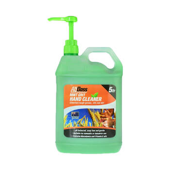 AgBoss Hand Soap/Cleaner With Grit Heavy Duty Mint Scented 5L